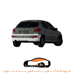 مجموعه سپر عقب پژو 207 سفید مهرساز